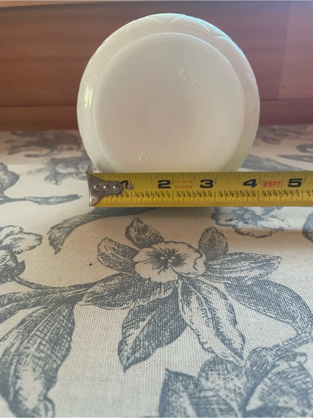Classic White Quilted Glass Bud Vase